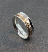 David Tishbi Gold Spinner Ring