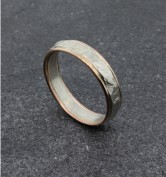 David Tishbi Narrow Textured Band