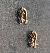 Suzanne Kalan Champagne Diamond Fireworks Mini Huggie Earrings
