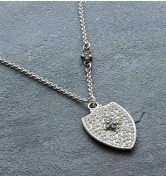 Armenta New World Cravelli Shield Necklace
