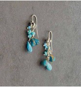 Laura Gibson Turquoise & Copper Earrings