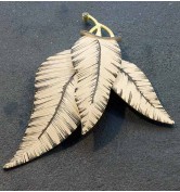 Susan Mahlstedt Leaf Brooch