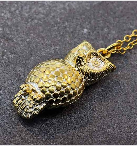 Anna Beck Large Owl Necklace